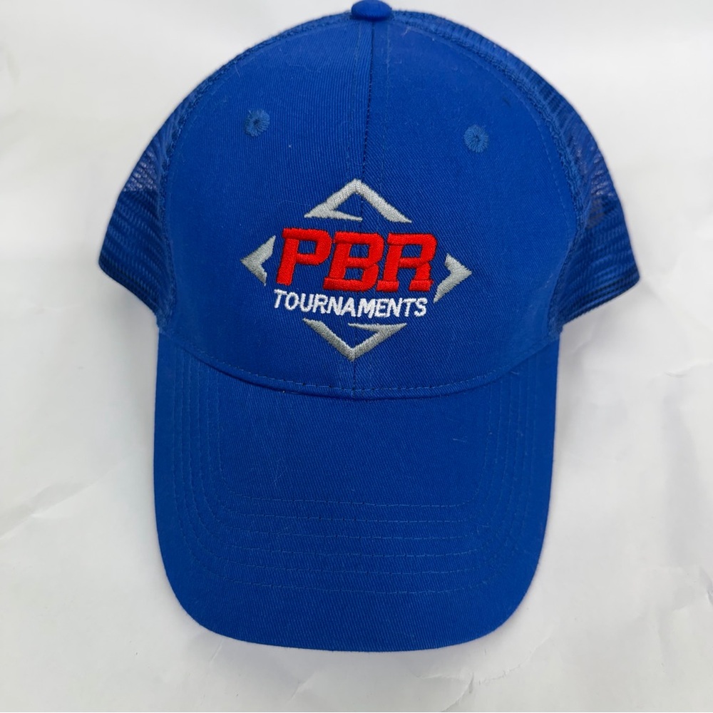 PBR Tournaments‎ Bull Riding Blue Cap Hat Snap Back Embroidered - Picture 2 of 7